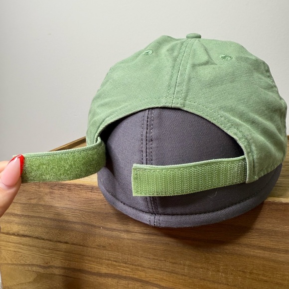 Carhartt Sage Green Hat with Tan Logo Patch - Picture 4 of 13
